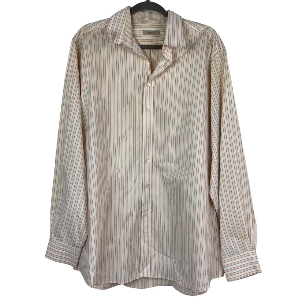 Burberry London Men's Striped Button-Down Shirt - Picture 1 of 7